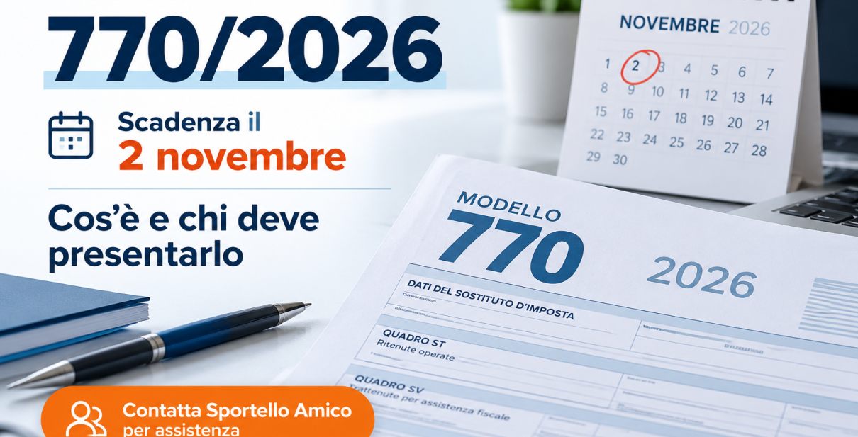 Modello 770_2026_ scadenza 2 novembre