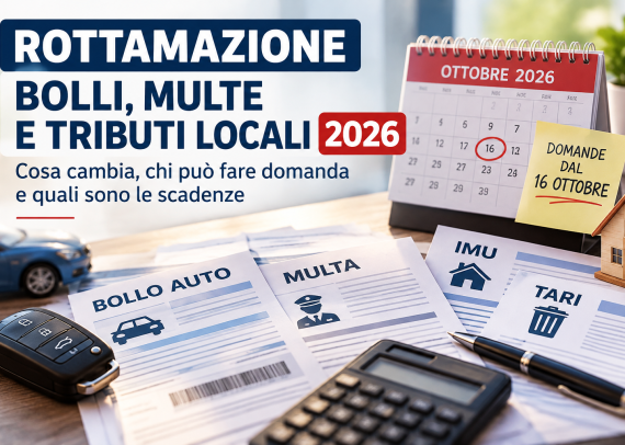 Rottamazione 2026_ bollo, multe e tributi locali